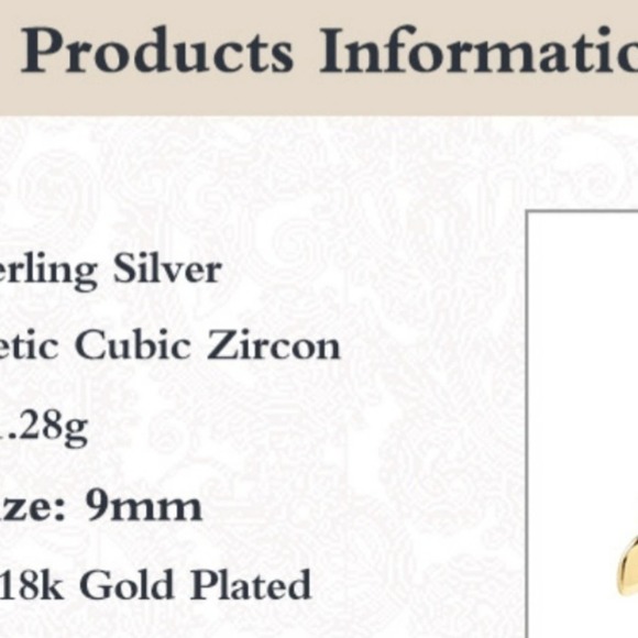 18k Gold Plated Sterling Silver Bee Earrings - Picture 4 of 6